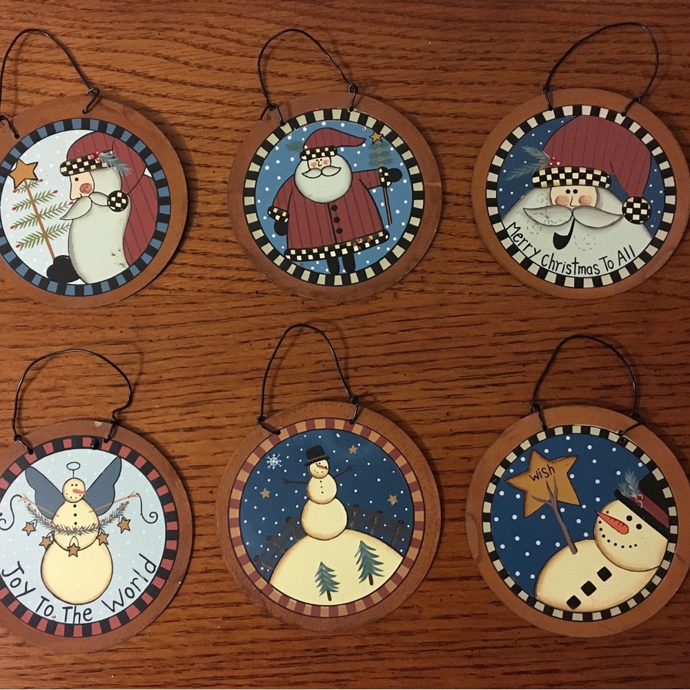 Set of 6 Ornaments